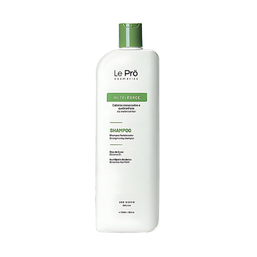 Le Prö Nutri Force Deep Nutrition Shampoo 1 L salon bottle front – Buy now at MKPBR.COM – Worldwide Shipping