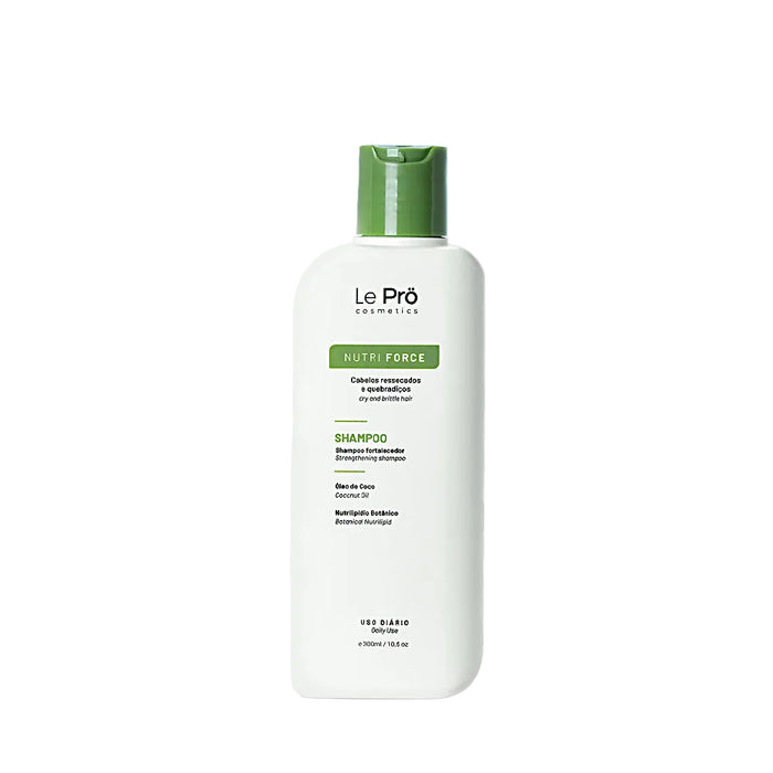 Le Prö Nutri Force Deep Nutrition Shampoo 300 ml front bottle – Buy now at MKPBR.COM – Worldwide Shipping