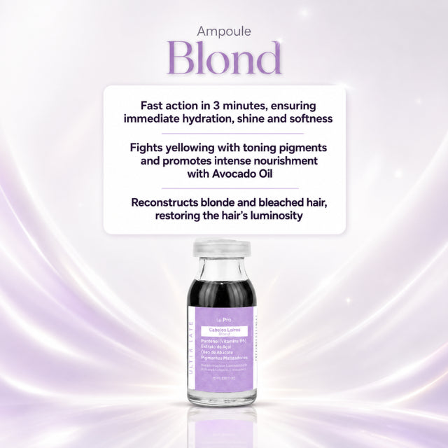 Le Prö Ultradose Blond Hair Ampoule Authentic Brazilian Professional Blonde Formula – Buy now at MKPBR.COM – Worldwide Shipping