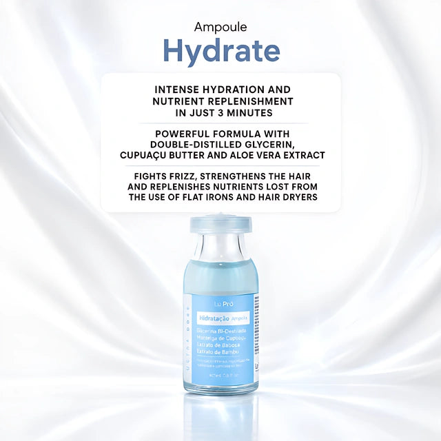 Le Prö Ultradose Hydration Brazilian Single-Dose Hair Ampoule 0.5 oz (15 ml) – Buy now at MKPBR.COM – Worldwide Shipping