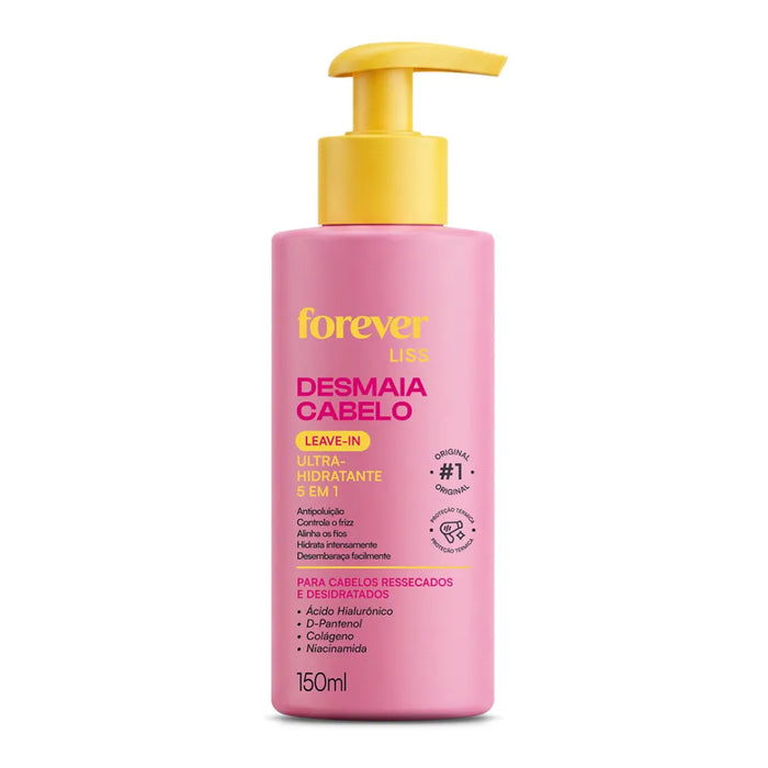 Leave-in 5 em 1 Desmaia Cabelo Forever Liss 150ml – Buy now at MKPBR.COM – Worldwide Shipping