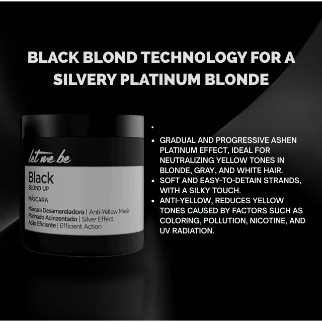 Let Me Be Black Blond Up Expert Brazilian ash blonde secret for healthy hair – Buy now at MKPBR.COM – Worldwide Shipping