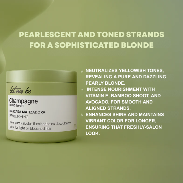 Let Me Be Champagne Blond Expert Brazilian blonde secret for radiant and healthy hair – Buy now at MKPBR.COM – Worldwide Shipping