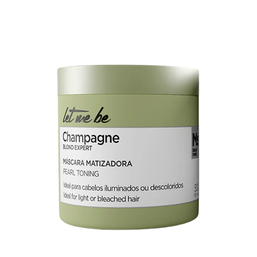 Let Me Be Champagne Blond Expert Toning Mask available with global shipping at MKPBR Wellness – Buy now at MKPBR.COM – Worldwide Shipping