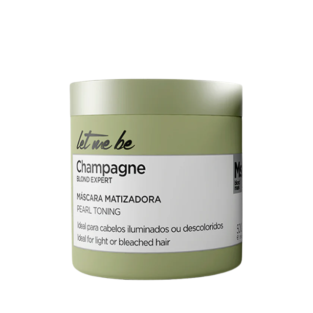 Let Me Be Champagne Blond Expert Toning Mask available with global shipping at MKPBR Wellness – Buy now at MKPBR.COM – Worldwide Shipping