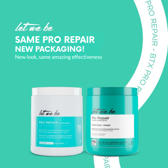 Let Me Be Pro Repair Ultra Mask Brazilian hair botox treatment for damaged hair – Buy now at MKPBR.COM – Worldwide Shipping