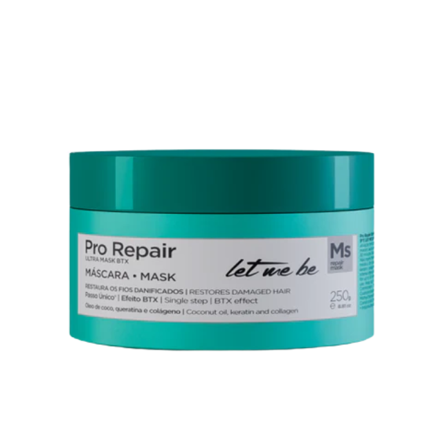  Let Me Be Pro Repair Ultra Mask Btx 8.8 oz (250g) perfect for home hair restoration – Buy now at MKPBR.COM – Worldwide Shipping