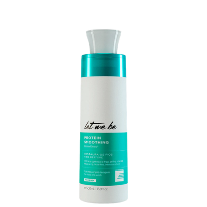 Let Me Be Protein Smoothing Single Step Hair Treatment – Formaldehyde-Free Brazilian Keratin for Absolute Straightening – Two Available Sizes (500ml & 1L)