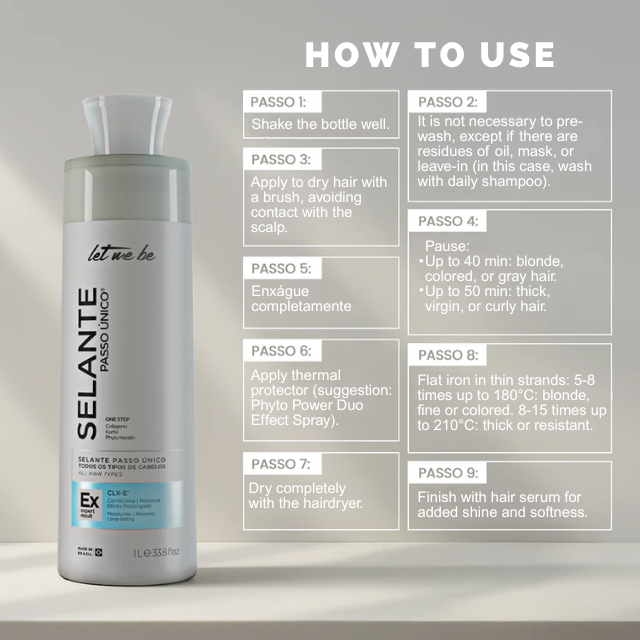 Let Me Be Semi-Definitive glossy finish and intense hydration for all hair types – Buy now at MKPBR.COM – Worldwide Shipping