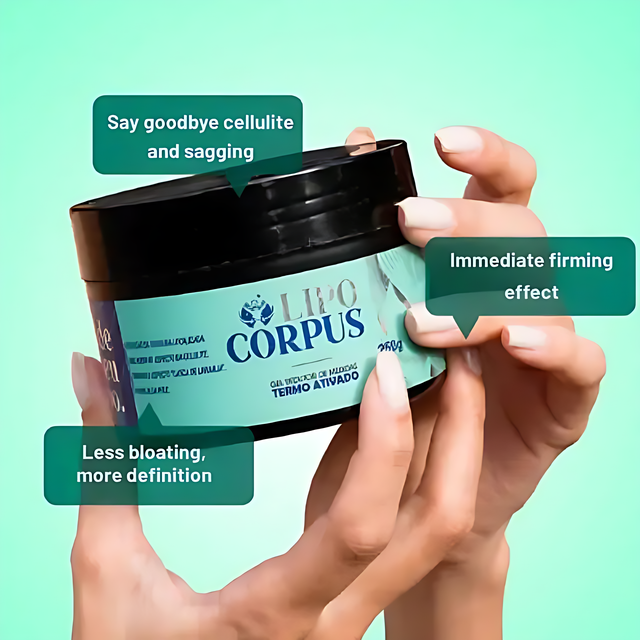 Lipo Corpus Reducing Gel for Body Contouring & Cellulite 8.82 oz (250g) – For firming and toning skin – Buy now at MKPBR.COM – Worldwide Shipping