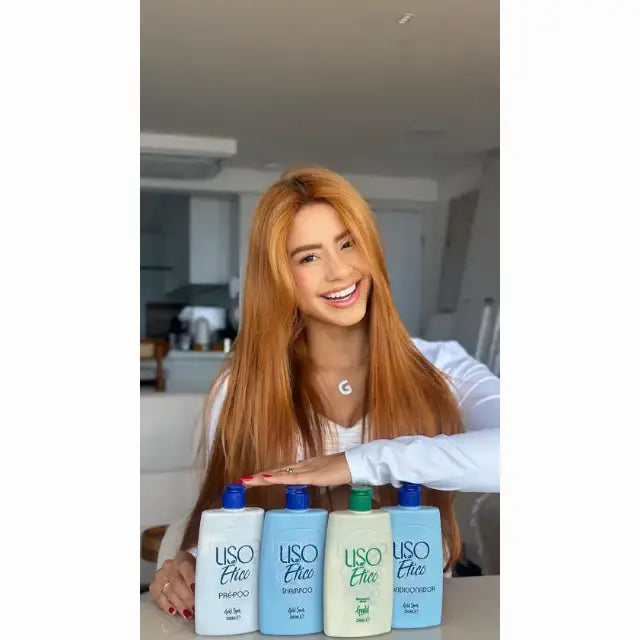 Liso Ético Chemical-Free Hair Alignment System by Gold Spell for natural smoothness – Buy now at MKPBR.COM – Worldwide Shipping