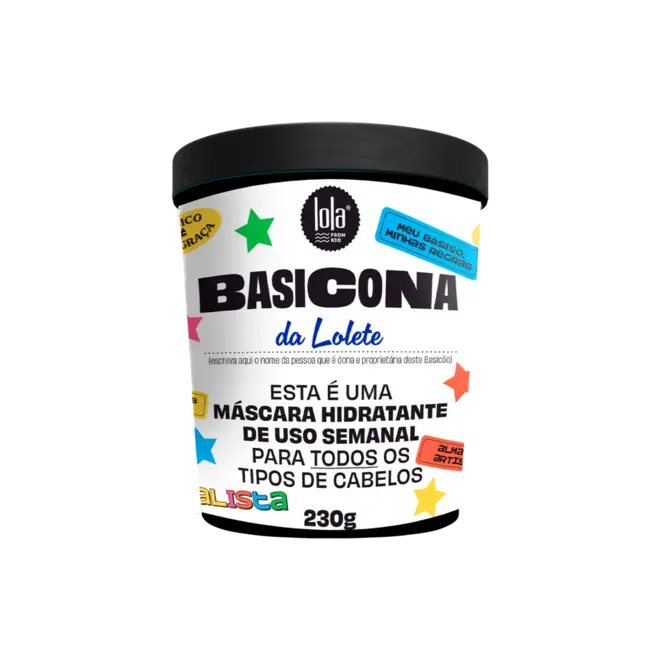 Lola From Rio Basicão Hydrating Mask 8.1 oz front – Buy now at MKPBR.COM – Worldwide Shipping