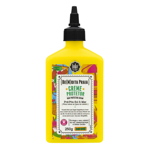 Lola From Rio Be(m)dita Praia Protective Hair Cream 250g front view – Buy now at MKPBR.COM – Worldwide Shipping
