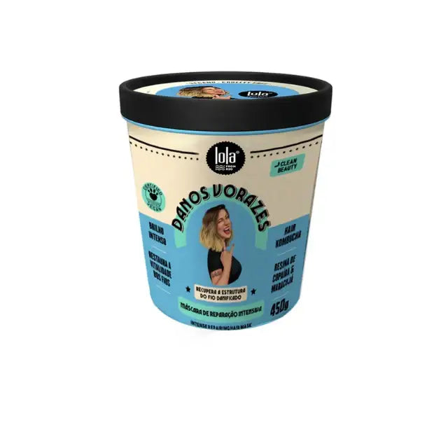 Lola From Rio Danos Vorazes Intensive Repair Hair Mask with Hair Kombucha, 15.87 oz (450g) – Buy now at MKPBR.COM – Worldwide Shipping
