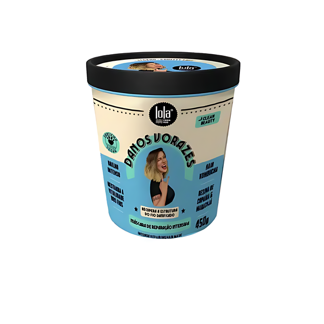 Lola From Rio Danos Vorazes Intensive Repair Hair Mask with Hair Kombucha, 15.87 oz (450g) – Buy now at MKPBR.COM – Worldwide Shipping