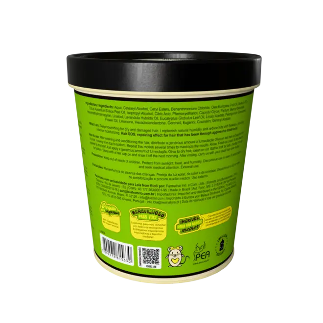 Lola From Rio Olive Umectation Hair Mask 450g – Buy now at MKPBR.COM – Worldwide Shipping