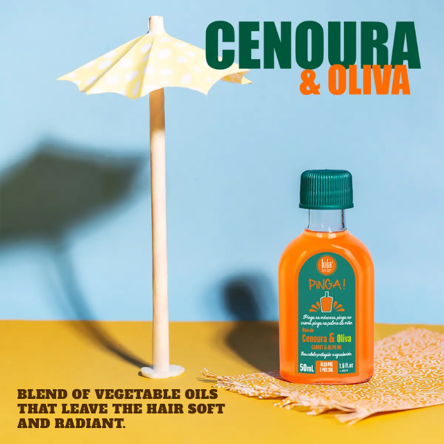 Lightweight Carot & Olive Brazilian hair serum 50ml enhancing shine – Buy now at MKPBR.COM – Worldwide Shipping