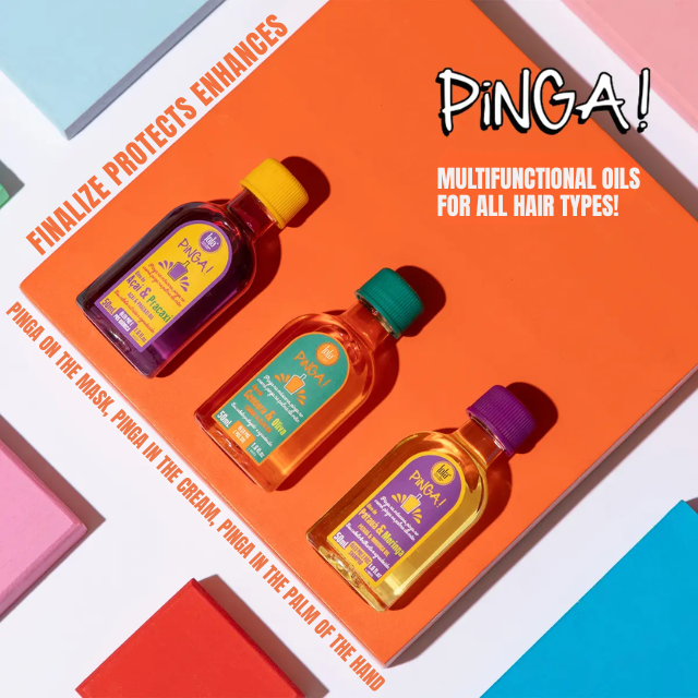 Brazilian botanical hair oil bundle including Cenoura, Acai, and Pataua – Buy now at MKPBR.COM – Worldwide Shipping