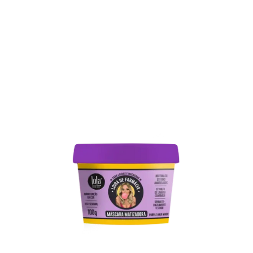 Lola From Rio Purple Toning Mask for Blonde Hair 100g – Buy now at MKPBR.COM – Worldwide Shipping