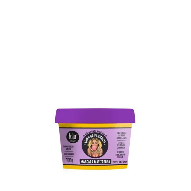 Lola From Rio Purple Toning Mask for Blonde Hair 100g – Buy now at MKPBR.COM – Worldwide Shipping