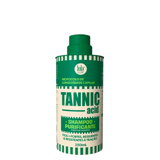 Lola From Rio Tannic Shampoo 250ml front view – Buy now at MKPBR.COM – Worldwide Shipping
