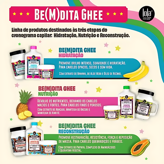 Lola From Rio Vegetal Ghee with tropical fruit extracts for intensive hair treatment – Buy now at MKPBR.COM – Worldwide Shipping