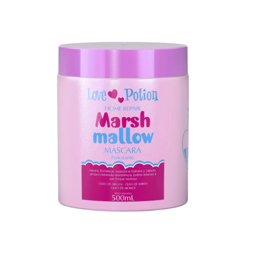 Love Potion Marshmallow Hydrating Hair Mask 500g Front View – Buy now at MKPBR.COM – Worldwide Shipping