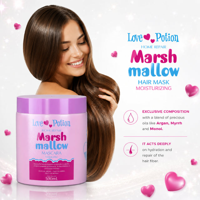 Love Potion Marshmallow Mask with Argan Mirra and Monoi Oils – Buy now at MKPBR.COM – Worldwide Shipping