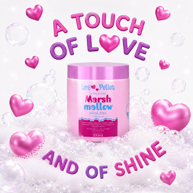 Love Potion Marshmallow Mask Brazilian Professional Haircare – Buy now at MKPBR.COM – Worldwide Shipping
