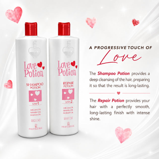 Love Potion Repair Kit Brazilian Keratin Hair Restoration Set – Buy now at MKPBR.COM – Worldwide Shipping