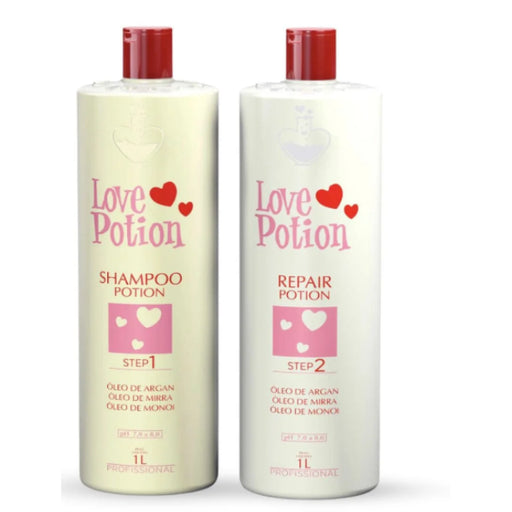 Love Potion Repair Kit Shampoo and Treatment Duo Front View – Buy now at MKPBR.COM – Worldwide Shipping
