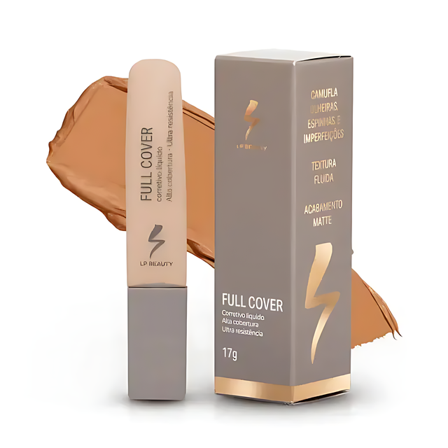 LP Beauty Full Cover Liquid Concealer | Matte Finish, Total Camouflage, 0.6 oz (17g) Shade LP06 – Buy now at MKPBR.COM – Worldwide Shipping