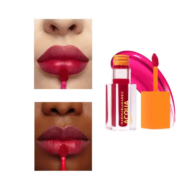 Mari Maria Makeup Acqua Tint Cherry- Hydrating lip stain for a natural, long-lasting look – Buy now at MKPBR.COM – Worldwide Shipping