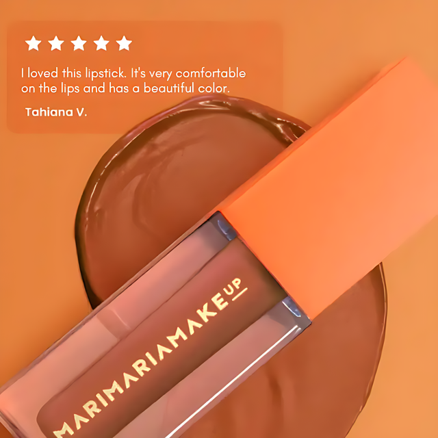Mari Maria Makeup Creamy Matte Liquid Lipstick - Enjoy comfortable, non-sticky wear for intensely covered lips – Buy now at MKPBR.COM – Worldwide Shipping
