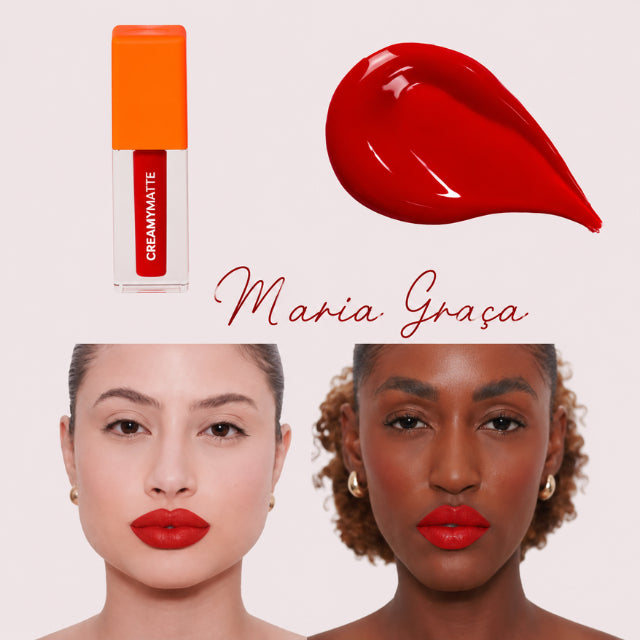 Mari Maria Makeup Creamy Matte Liquid Lipstick Maria Graça – Buy now at MKPBR.COM – Worldwide Shipping