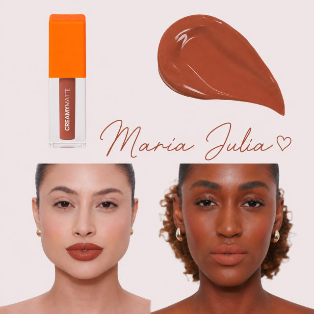 Mari Maria Makeup Creamy Matte Liquid Lipstick Maria Julia – Buy now at MKPBR.COM – Worldwide Shipping