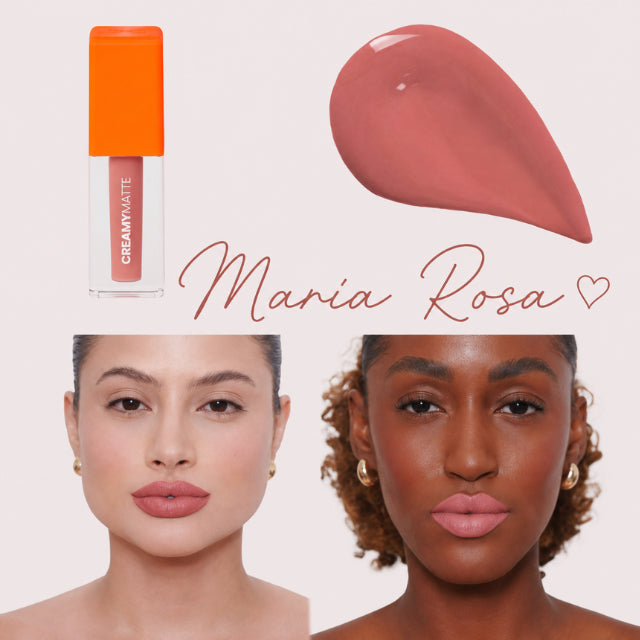 Mari Maria Makeup Creamy Matte Liquid Lipstick Maria Rosa – Buy now at MKPBR.COM – Worldwide Shipping