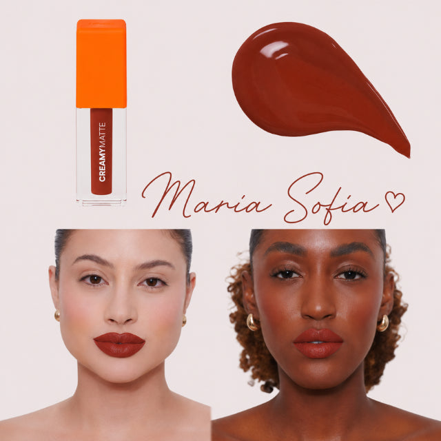 Mari Maria Makeup Creamy Matte Liquid Lipstick Maria Sofia – Buy now at MKPBR.COM – Worldwide Shipping