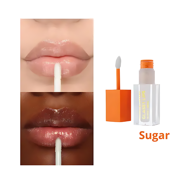 Mari Maria Makeup Glassy Lips Sugar- High-shine hydrating lip gloss for a coveted glass-like finish – Buy now at MKPBR.COM – Worldwide Shipping