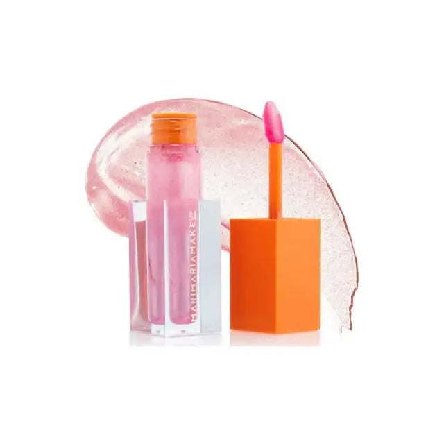 Mari Maria Makeup Gloss Plump Fire Kiss - Bubble Gum shade for a playful pink shimmer and boosted volume – Buy now at MKPBR.COM – Worldwide Shipping