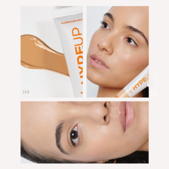 Mari Maria Makeup Hype Up Foundation Shade H4 – Medium skin tone shade for long-lasting flawless wear – Buy now at MKPBR.COM – Worldwide Shipping
