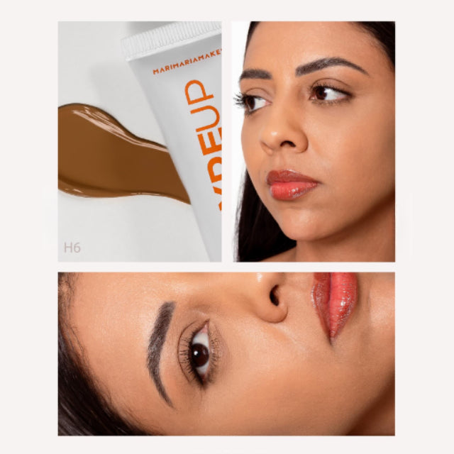 Mari Maria Makeup Hype Up Foundation Shade H6 – Medium tan skin shade for a uniform matte finish – Buy now at MKPBR.COM – Worldwide Shipping
