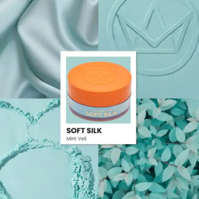 Mari Maria Makeup Soft Silk Loose Powder Mint Veil - Instantly correct and neutralize redness – Buy now at MKPBR.COM – Worldwide Shipping
