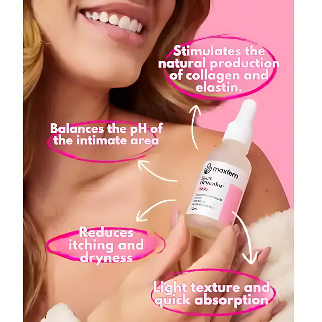 Maxfem Intimate Firming Serum for visibly youthful and firm intimate skin – Buy now at MKPBR.COM – Worldwide Shipping