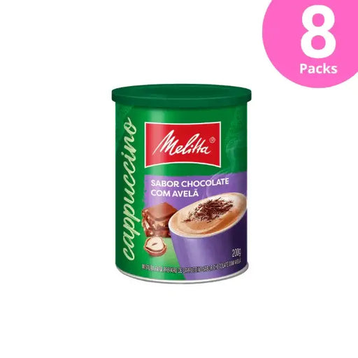 Melitta Chocolate Hazelnut Cappuccino Mix 8-pack wholesale creamy – Buy now at MKPBR.COM – Worldwide Shipping