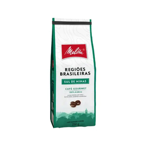 Melitta Regiões Brasileiras Sul de Minas Ground Coffee gourmet 8.8 oz – Buy now at MKPBR.COM – Worldwide Shipping