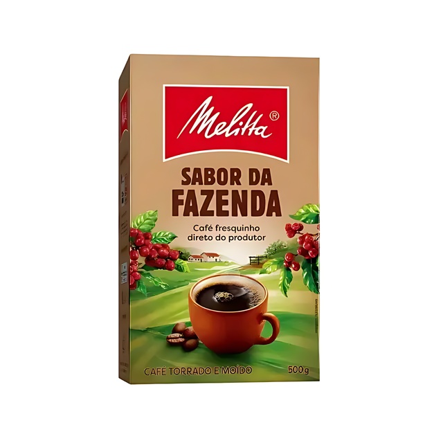 Melitta Sabor da Fazenda Ground Coffee 17.64 oz farm-fresh flavor – Buy now at MKPBR.COM – Worldwide Shipping