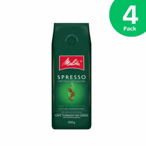 Melitta Spresso Grão Whole Bean Coffee 4-pack gourmet – Buy now at MKPBR.COM – Worldwide Shipping