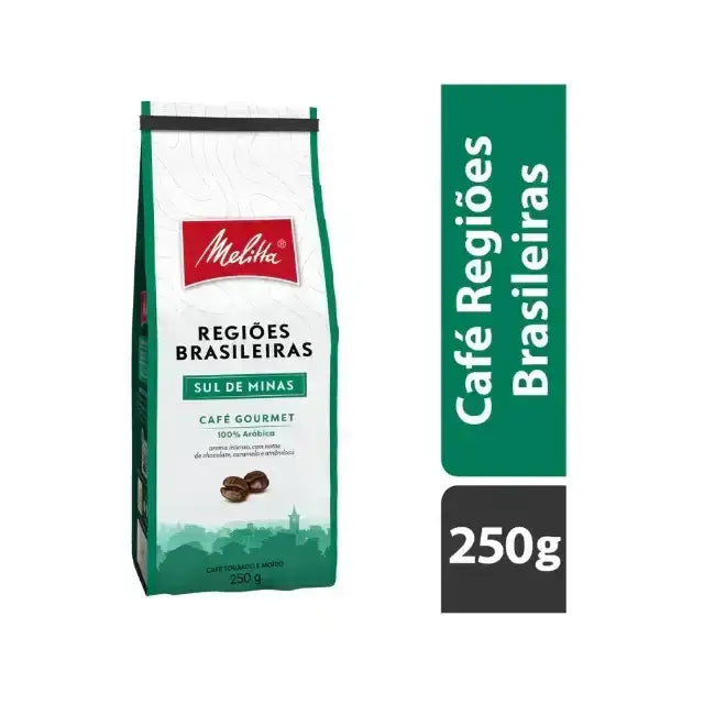 Melitta Sul de Minas Coffee 100% Arabica 250g chocolate caramel almonds – Buy now at MKPBR.COM – Worldwide Shipping
