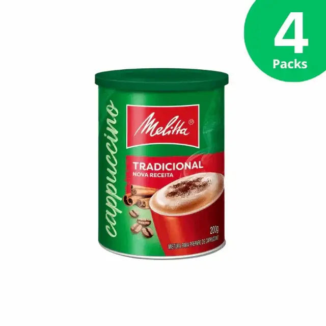 Melitta Tradicional Cappuccino Mix 4-pack consistent creamy – Buy now at MKPBR.COM – Worldwide Shipping